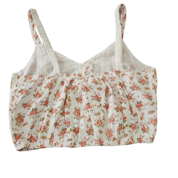 Small American Eagle floral Crop Top - Picture 4 of 13
